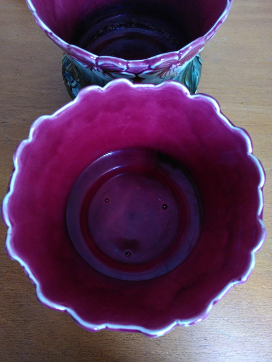 Image 1 of Paar Jugendstil-Topflappen