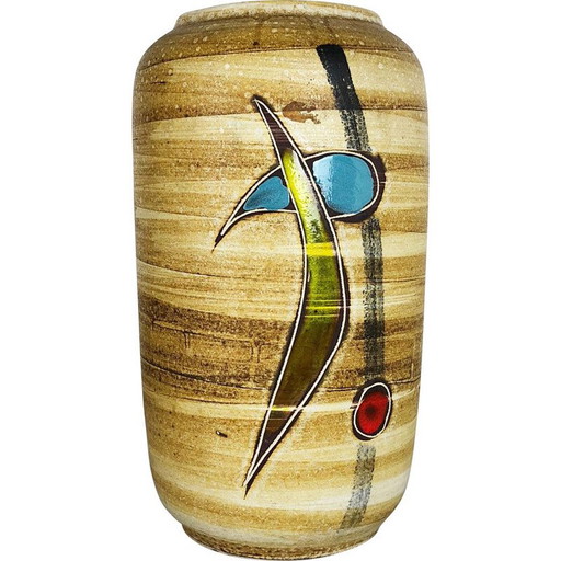 Vintage Multicolor Vase 546-40 by Scheurich, 1960s
