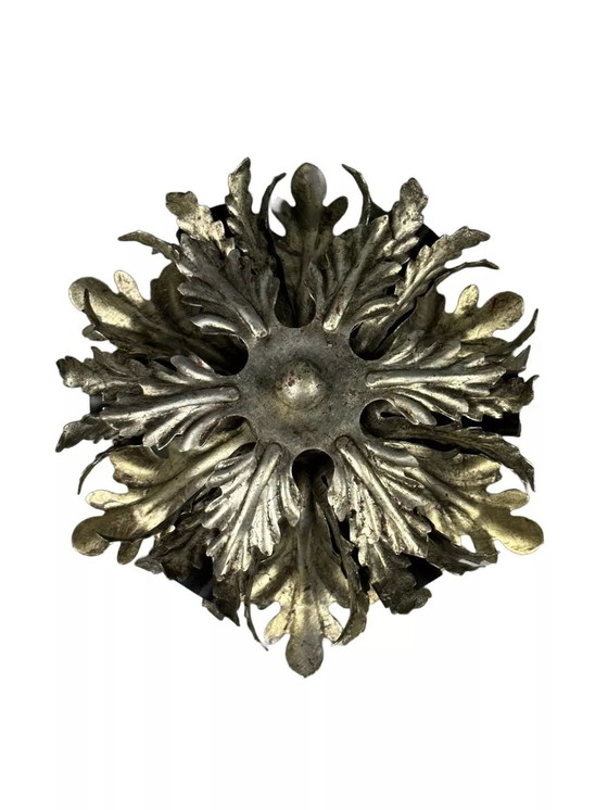 Image 1 of 60s 70s wandlamp plafondlamp Florentijns metaal Banci Firenze Design