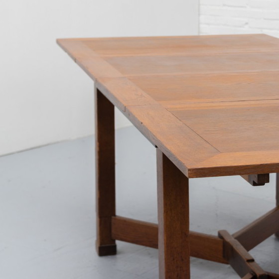 Verlengbare Art Deco Eettafel 30's – Wood (photo 2 of 17)
