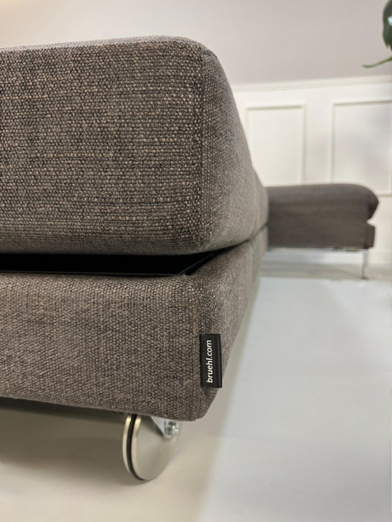 Image 1 of Brühl Fourtwo Sofa Stoff Schlafsofa Four Two Grau Braun Daybed