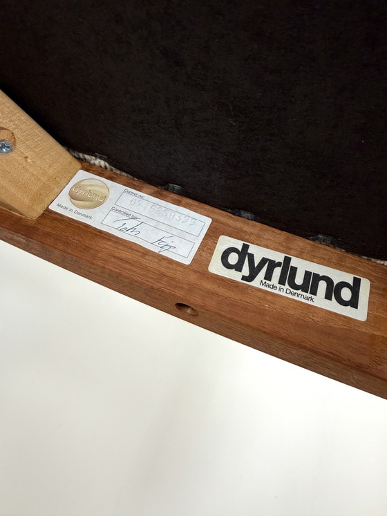 Image 1 of 4x vintage Deense eetkamerstoel, Dyrlund ‘80