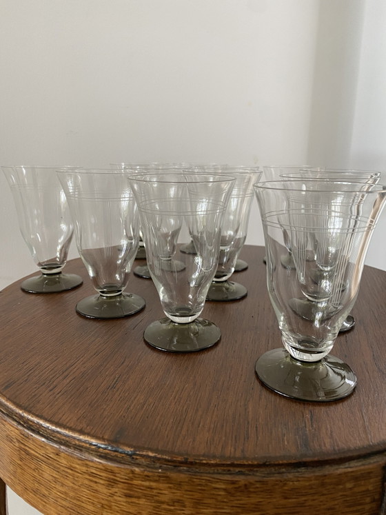 Image 1 of bicchieri da vino Art Déco