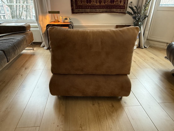 Image 1 of Luxuriöser Ledersessel – Europäisches Design (ca. 2000)