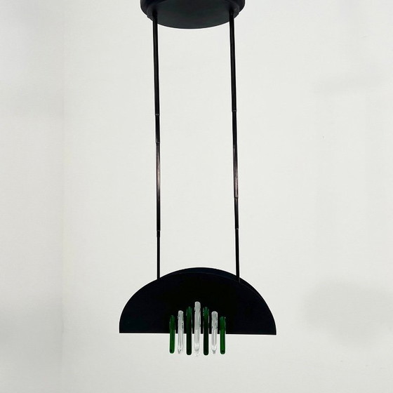 Image 1 of Postmoderne Murano plafondlamp van Mazzega, jaren 70.