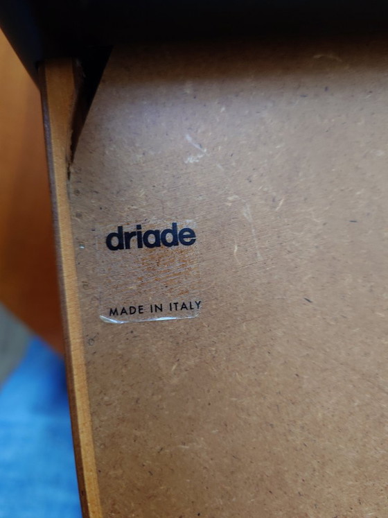 Philippe Starck Driade Costes Sedie (3x) + Tavolo e Mobile abbinati, Set da pranzo, Metallo, Pelle, Nero (foto 9 di 11)