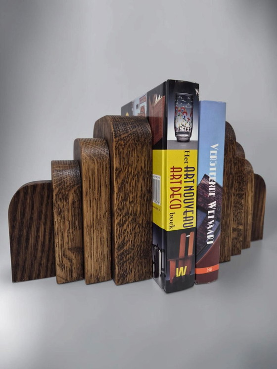 BOOKENDS - ART DECO / AMSTERDAM SCHOOL – ArtDecoOnline, Decorative Objects, Wood (photo 2 of 6)