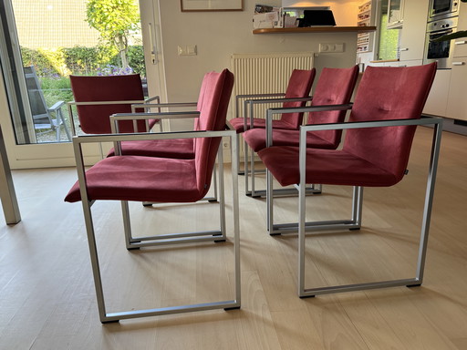 Design Arco Frame XL eettafel stoelen 6 stuks