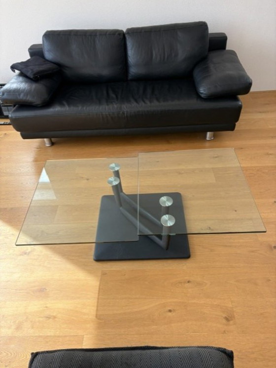 Table basse en verre réglable – Tables basses, Glass, Metal (photo 5 of 30)