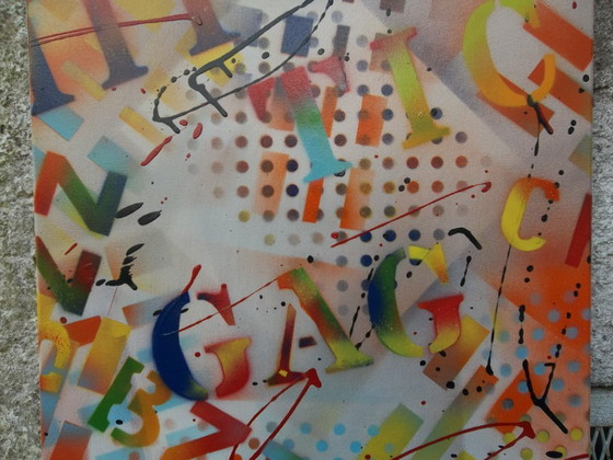 Image 1 of LOCATION - painting by 2Luss'Art - size 140 x 55 - Free delivery -