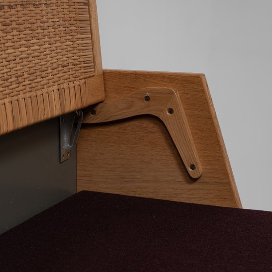 Canapé-lit modèle GE258 en chêne et rotin, conçu par Hans J. Wegner pour Getama, Danemark, 1954 – Banquettes (photo 14 of 19)