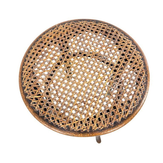 Image 1 of Set di due sgabelli antichi Thonet con cinghie elastiche