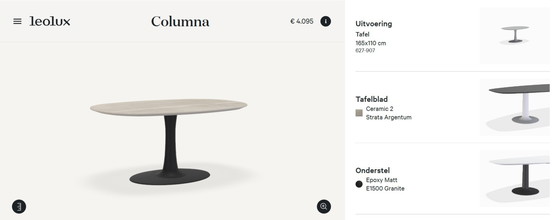 Image 1 of Leolux Columna tafel
