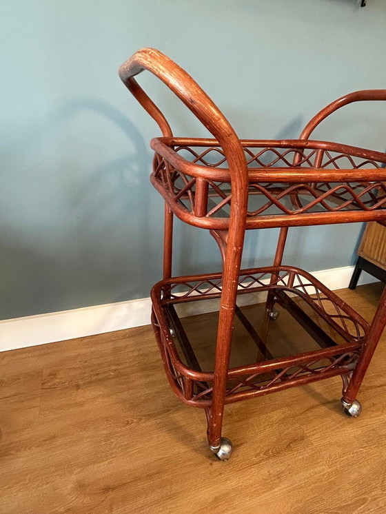 Image 1 of Rotan Theeserveerwagen/Trolley