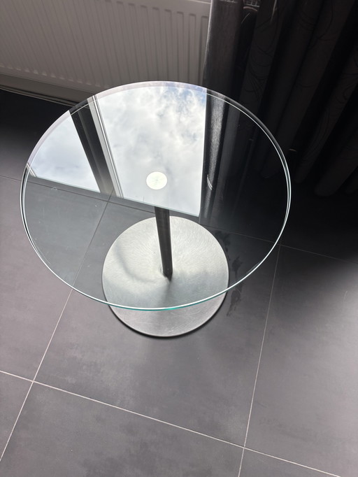 Table d'appoint en verre