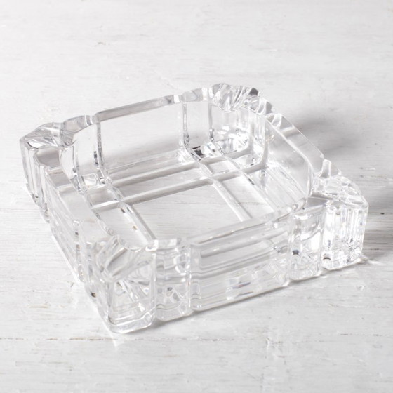 Vintage RCR Crystal Ashtray / Mid-Century Italian Glass Smoking Accessory / 1970s – Decorative Objects (photo 7 of 10)