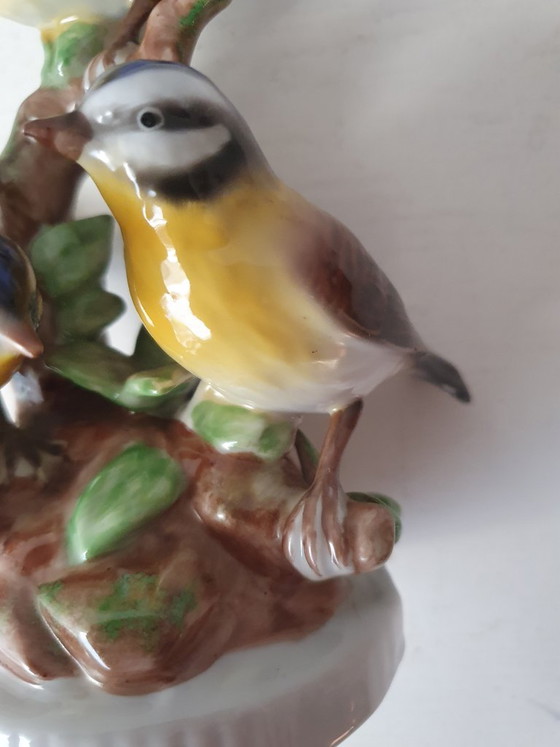 Statuetta in porcellana – 3 Cinciallegre – Gerold Porzellan Bavaria – Oggetti decorativi, Porcelain (photo 10 of 13)
