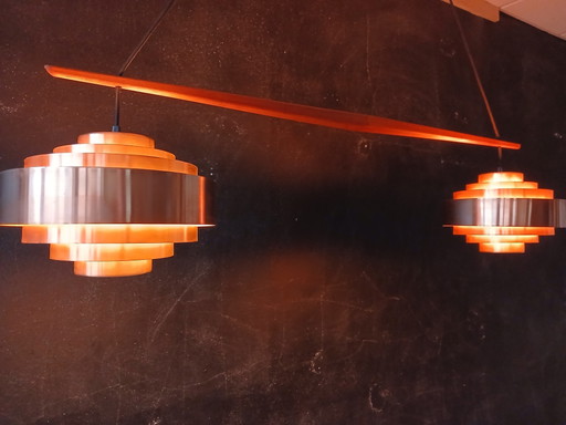 Lampada a sospensione Ultra disegnata da Jo Hammerborg per Fog & Morup – Fog & Mørup, kroonluchters, Copper (photo 2 of 5)