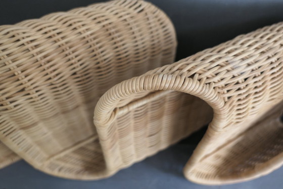 Image 1 of Revistero de pared de ratán Ikea "Tiby" Karl Malmvall