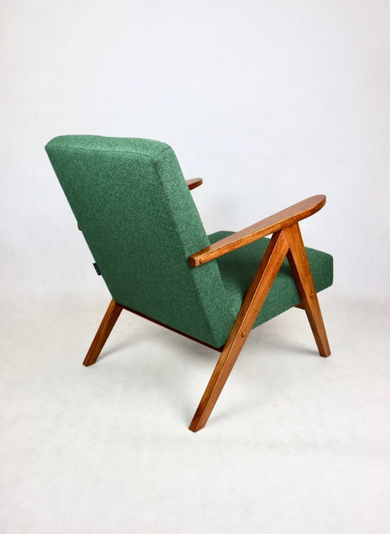 Image 1 of B-310 VAR-Sessel aus grünem Fischgrät-Tweed, 1970er Jahre