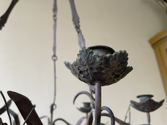 Image 1 of Unique Harvest Lamp Church Lamp Lamp for candles French antique