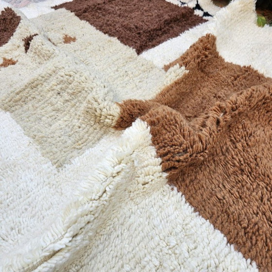 Image 1 of Beni Ourain tapijt | Marokkaans tapijt op maat, bruin, 200x300 cm