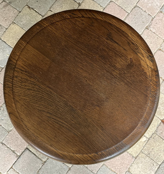 Image 1 of Classic Bobbin corner chair + matching side table | rare set