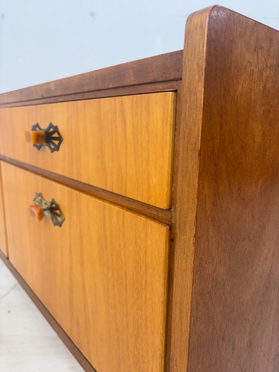 Image 1 of Vintage lowboard, chest of drawers, living room cabinet, hallway cabinet, wardrobe
