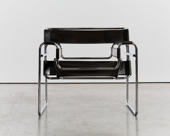 Image 1 of Sedia originale di Wassily - edizione Fasem - timbrata