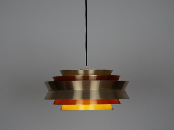 Image 1 of Lampada a sospensione vintage svedese Trava di Carl Thore, Granhaga, anni '60