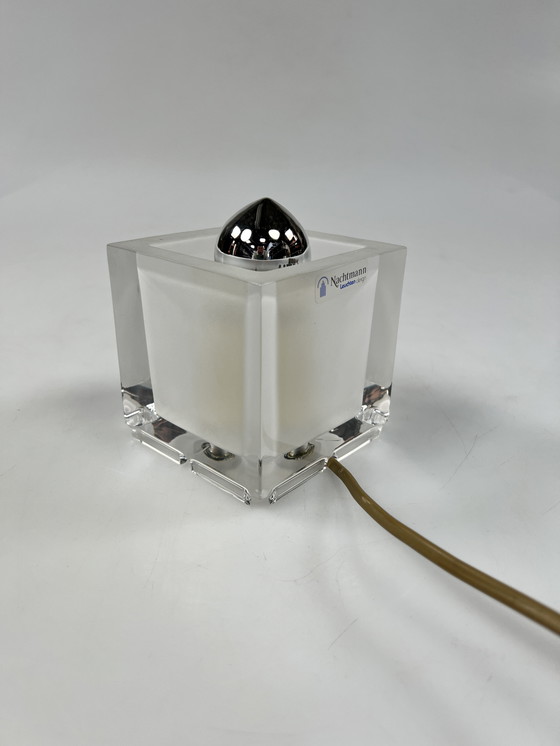 Image 1 of Lampada vintage a cubo in vetro, design Nachtmann Leuchten, Germania anni '70