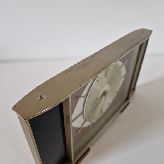 Image 1 of Vintage klok Metamec mantelklok opwindbare klok