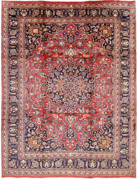 Image 1 of Original Perserteppich Keschan,Kashan Rot 332 x 250 cm Top Zustand Klassik Alt