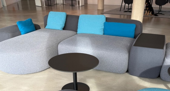 Image 1 of Sofá lounge LaPalma PLUS gris + Mesa LaPalma Brio