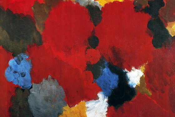 Image 1 of Nay, Ernst Wilhelm - Yellow Feather in Red - Collection of European Masters