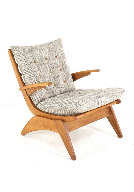 Image 1 of Jan den Drijver voor de Stijl Den Haag fauteuil vintage nieuw gestoffeerd