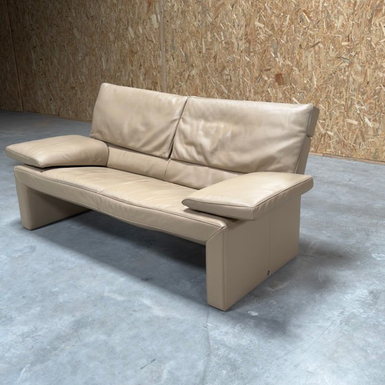 Image 1 of Divano a due posti in pelle Jori JR 8750 beige