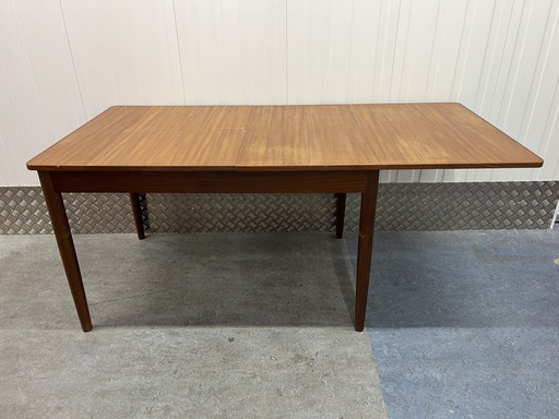 Vintage Mid - Century Extendable Dining Table Teak Wood