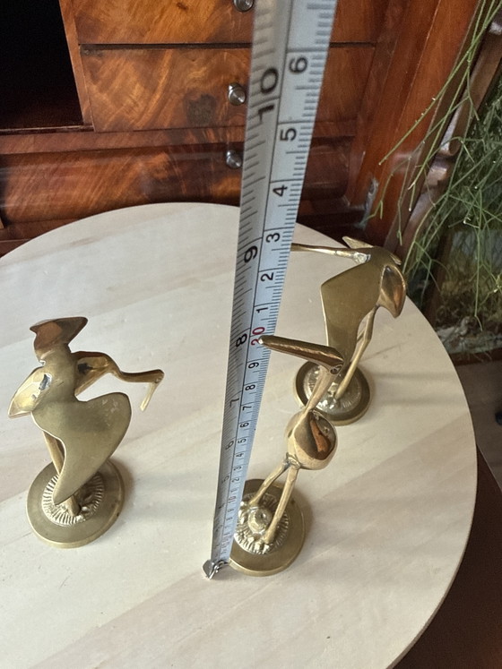 Drei antike Messingkräne – Dekorative Objekte, Brass (photo 4 of 9)