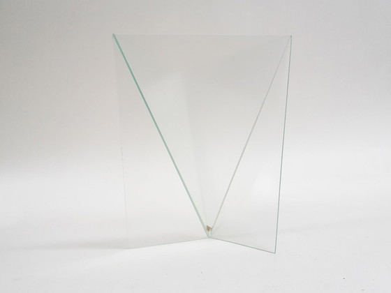 Image 1 of Geometric Glass Vase Model "Delta" by Mart van Schijndel, The Netherlands 1983