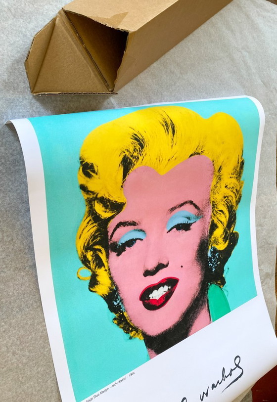 Image 1 of Marilyn Monroe - Shot Sage Blue Marilyn - Affiche 50 x 70 cm
