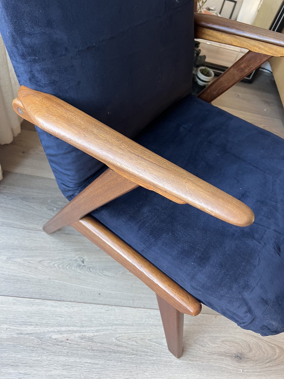 Image 1 of Poltrona loft vintage con rivestimento nuovo