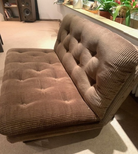 Image 1 of Divano C683 Kho Liang Le Artifort Cord Vintage Mid-Century Divano a 2 posti