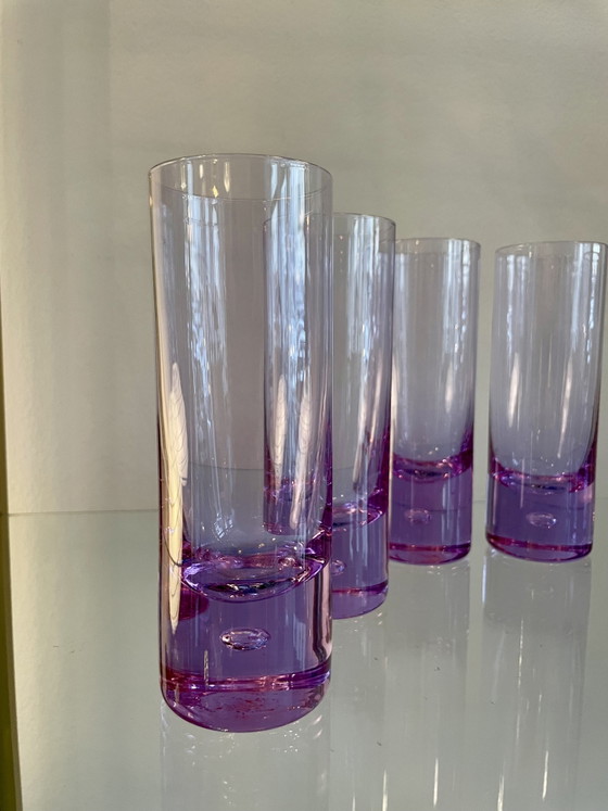 Image 1 of Mondgeblazen alexandriet kristallen longdrinkglazen