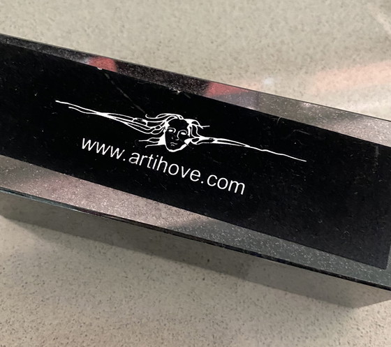 Image 1 of 2x champagneflutes op bronzen steel. Arti Hove