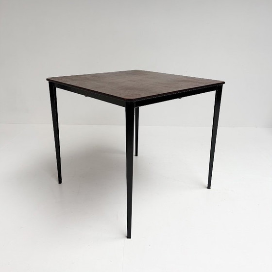 Midcentury Dining table by Wim Rietveld for Ahrend De Cirkel, 1960s – Metal, Wood (photo 4 of 14)