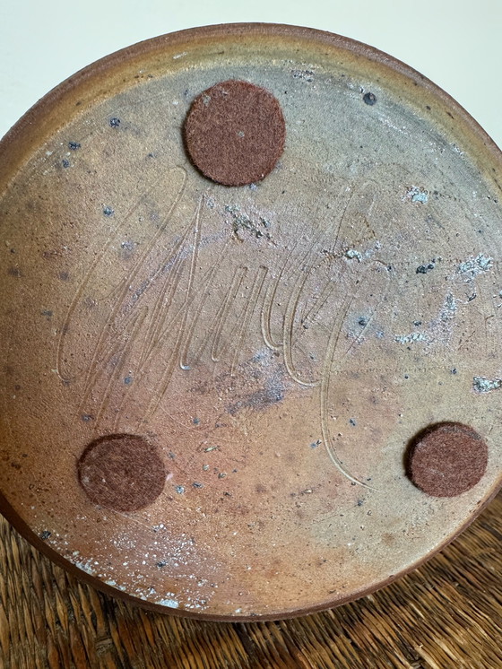 Image 1 of Vase Mauve Steingut Christian Deville