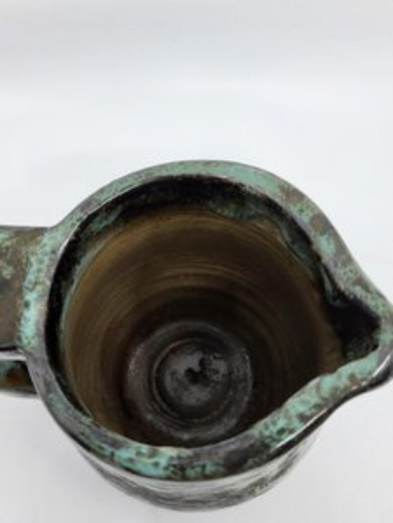 Image 1 of Alexandre Kostanda jarra de cerámica de gres Vallauris Francia 1950