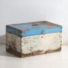 Antique painted small chest in pine wood – Poland, circa 1930 – Chest of drawers, Iron, Rustic (photo 9 of 40)