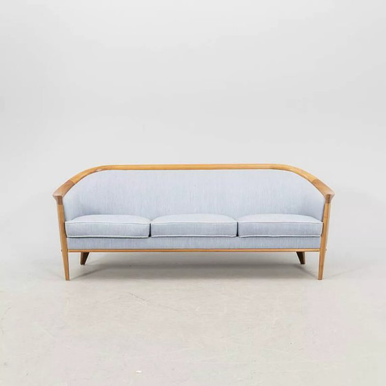 Image 1 of Set da salotto vintage scandinavo in noce di Bertil Fridhagen, stampato Bröderna Anderssons, anni '60